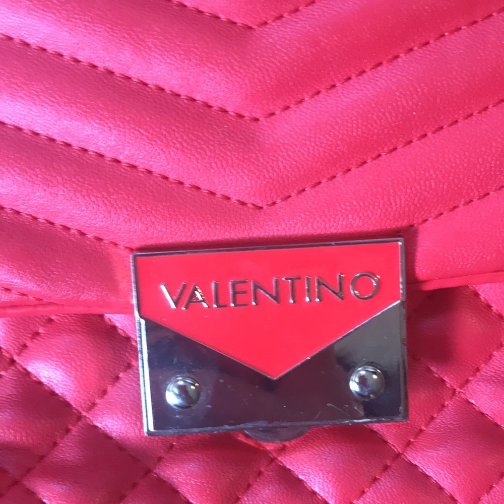 Valentino reddish orange gold hardware crossbody - Picture 2 of 7